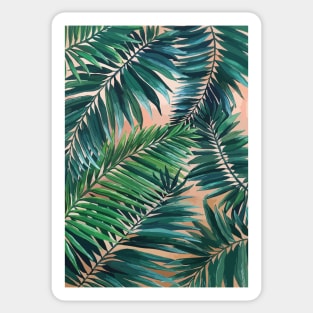 Palm Leaves Illustration 1 Sticker